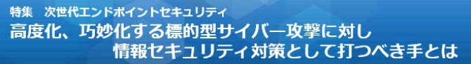 高度化、巧妙化する標的型サイバー攻撃に対し、情報セキュリティ対策として打つべき手とは